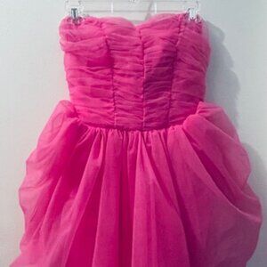 LaMarque RARE Sample BuPink PIXIE Multi Layer Tulle Corset Zip Dress NWT